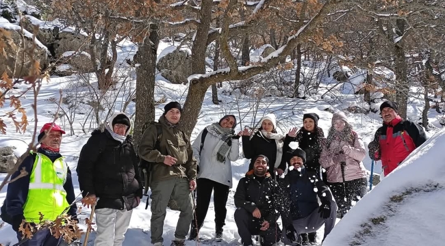 Bolvadin'de 1 KM Tırmandılar