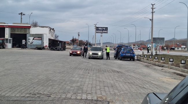 Bolvadin’de 218 Araç Kontrol Edildi