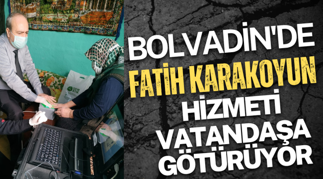Bolvadin'de Fatih Karakoyun Hizmeti Vatandaşa Götürüyor