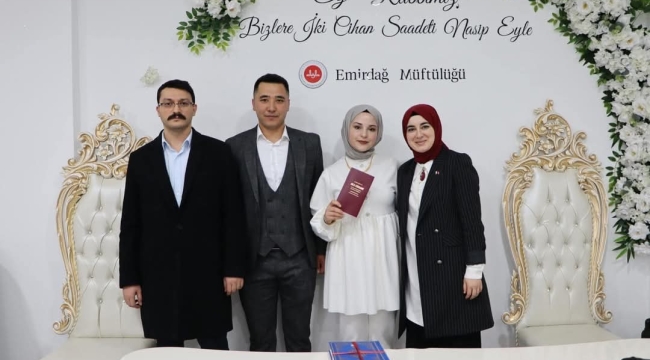 Emirdağ Kaymakamı Yasin Akgül, Personelinin Nikah Merasimine KatıldI