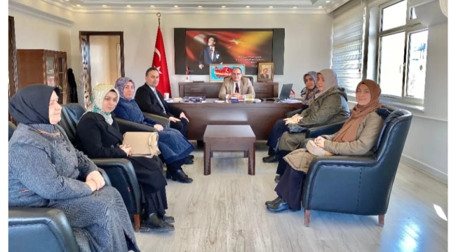 TDV Kadın Kollarından Bolvadin Kaymakamı Ali Arıkan'a Ziyaret