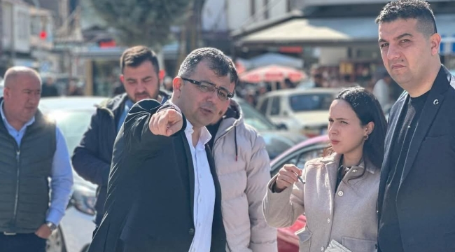 Başkan Serkan Koyuncu, Yenilenecek Cumhuriyet Meydanı’nda İncelemelerde Bulundu