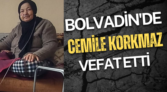 Bolvadin'de Cemile Korkmaz Yaşamını Yitirdi