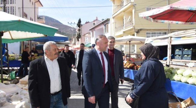 Çay'da Belediye Başkanı Pazarcı Esnafıyla Buluştu