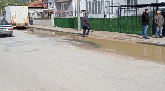 Bolvadin’de Bayram Tatilinde de Altyapı Çalışmaları Sürüyor