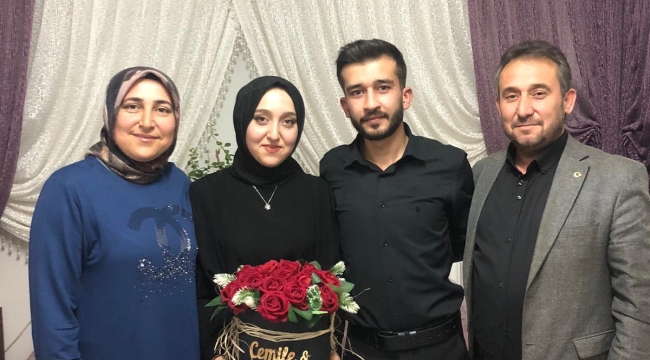 Bolvadin Kırkgöz Mahalle Muhtarı Ceylani Kumral'ın Kızı Cemile Kumral Nişanlandı