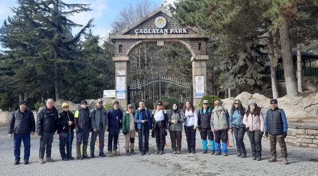 Çay İlçesinde Çağlayan'dan 18 Km Yürüdüler