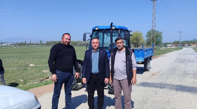Çay İlçesinde Yol Genişletme Çalışmaları Başladı