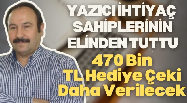 Yazıcı İhtiyaç Sahiplerinin Elinden Tuttu!