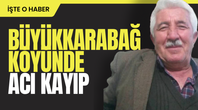 Afyonkarahisar Bolvadin Büyükkarabağ Köyü’nde Acı Kayıp