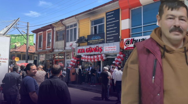 Bolvadin'de Cafer Gümüş Yeni Dükkanı Açtı