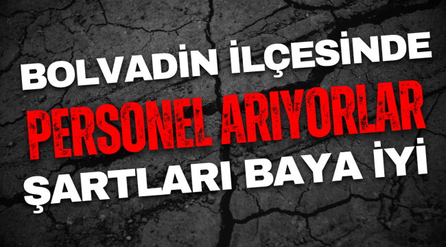 Bolvadin İlçesinde Personel Arıyorlar
