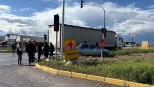 Bolvadin İlçesinde Trafik Kazası! Ölü Yaralı Yok