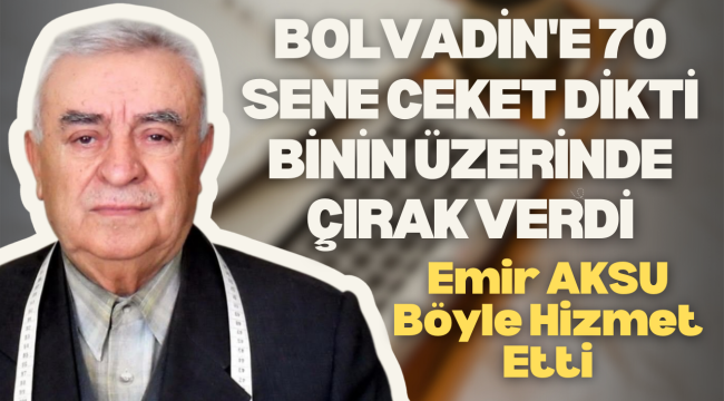 Bolvadin’in Efsane Terzisi Emir Aksu, Ardında Bir Meslek Mirası Bıraktı