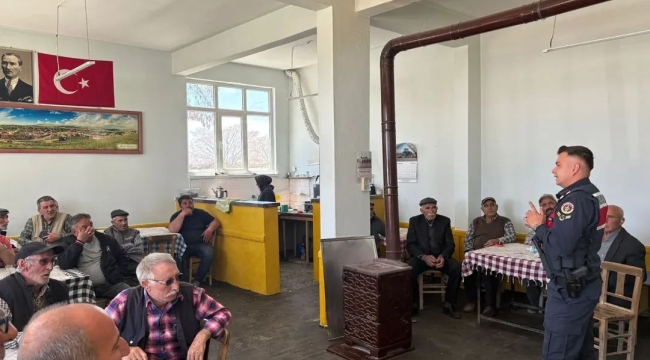 Sultandağı’nda Bilişim Dolandırıcılığına Karşı Kıraathanelerde Bilgilendirme