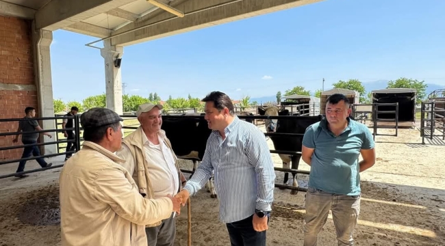 Başkan Aynacı'dan Kurban Pazarı Çıkarması