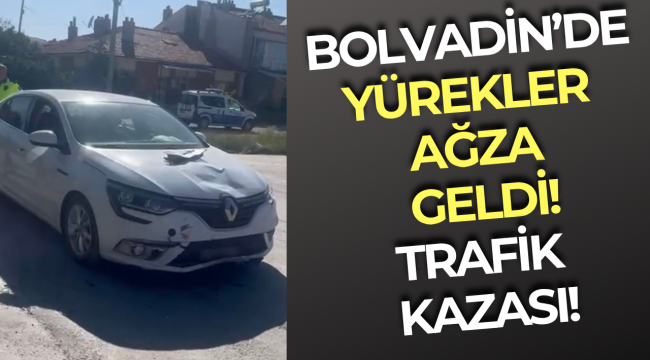 Bolvadin’de İkindi Saatlerinde Trafik Kazası: Maddi Hasarla Atlatıldı