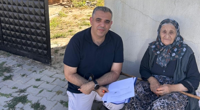 Bolvadin'de Sosyal Güvenlik Kurumu Kap Kapı Bilgilendirdi
