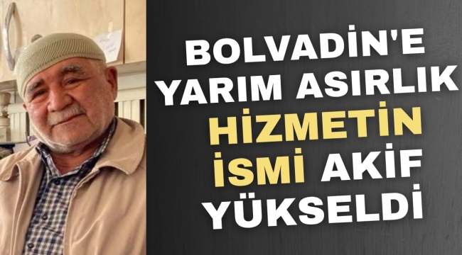 Bolvadin’de Yarım Asırlık Hizmetin İsmi Akif Yükseldi