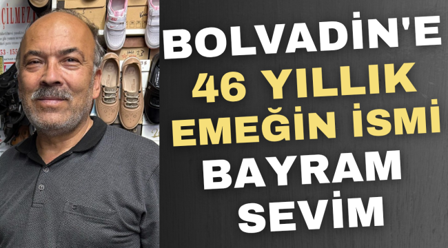Bolvadin'e 46 Yıllık Emeğin İsmi Bayram Sevim!