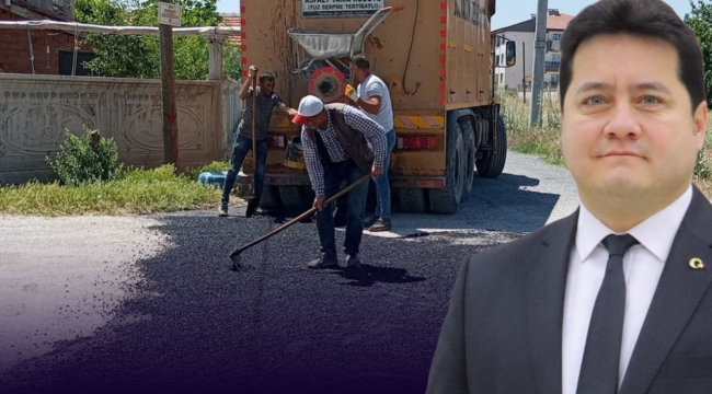 Bolvadin İlçesinde Bozuk Yollar Bir Bir Yapılıyor