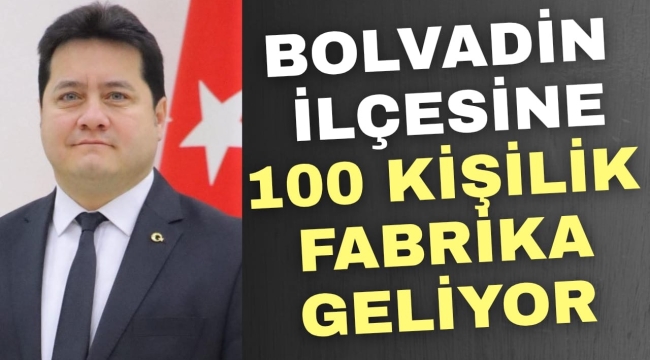 Bolvadin İlçesine 100 Kişilik Fabrika Geliyor