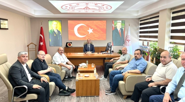 Dr. Hakkı Öztürk’e İlk Ziyaret Hemşehrilerinden!