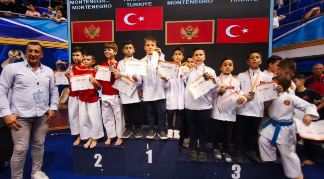 Sandıklı’nın Karate Yıldızları Balkanlar’da Parladı: Üç Madalya Birden!