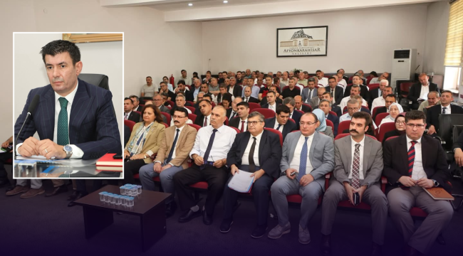 Afyonkarahisar'da O Toplantıda Bunlar Konuşuldu