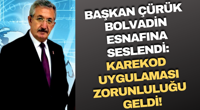 Başkan Çürük Bolvadin Esnafına Seslendi: Karekod Uygulaması Zorunluluğu Geldi