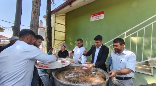 Bayat İlçesinde Aşure Sofrasında Buluştular