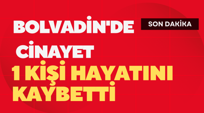 Bolvadin’de Cinayet! Komşu Kavgası Kanlı Bitti