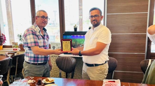 Bolvadin'de Personellerine Yemekle Veda Ettiler