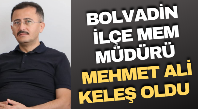 Bolvadin İlçe Milli Eğitim Müdürü Mehmet Ali Keleş Oldu