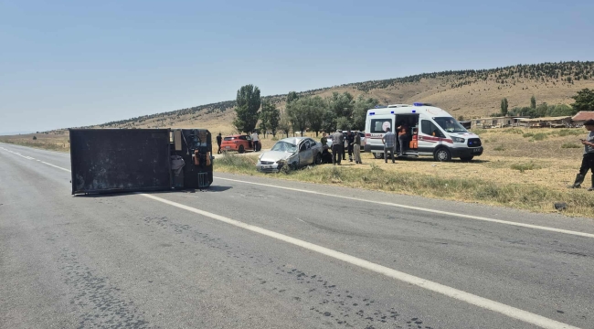Çobanlar Yolunda Kaza! Yaralılar Var