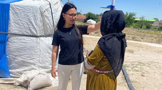 Emirdağ'da Bu Kişilerin Kilolarını Ölçüyorlar