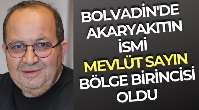 Mevlüt Sayın Bölgenin Birincisi Oldu