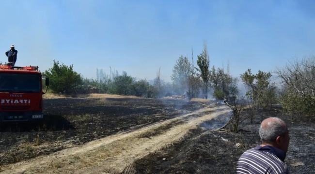 Sultandağı'nda Yangın Çıktı