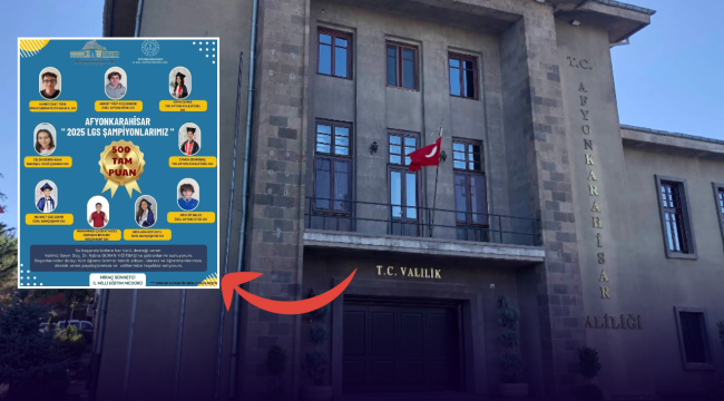 Valilik Afyon'un Gururları Dedi 9 İsimi Böyle Paylaştı