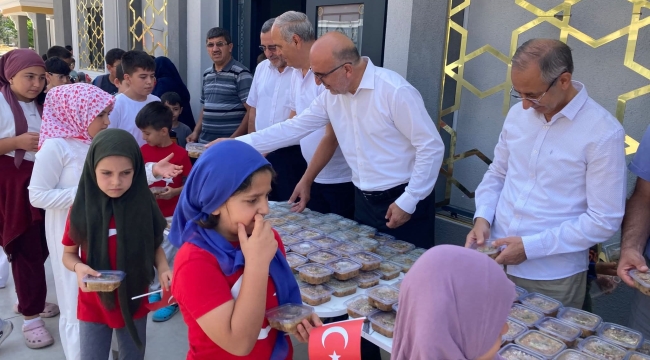 Yaz Kur’an Kursu Öğrencilerinden 15 Temmuz’a Anlamlı Vefa
