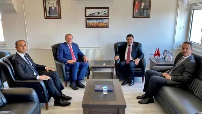 Kaymakam Arıkan'a Üst Düzey Ziyaret Gerçekleşti