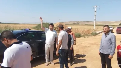 Bolvadin'de Çiftlik Yolları Yeniden Yapılıyor