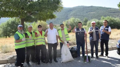 Çay'da Her Cumartesi Temizlik Geleneği Sürüyor