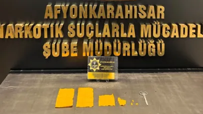 Afyonkarahisar'da Emdirilmiş Uyuşturucu Yakalandı