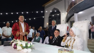Bölgeyi Buluşturan Nikah Tören Çobanlar'da Gerçekleşti