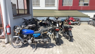 Bolvadin’de 21 Motorsiklet Trafikten Men Edildi
