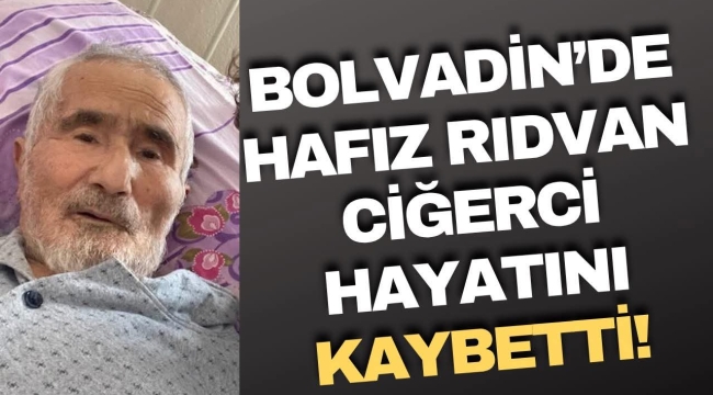 Bolvadin'de Emekli İmam Hatip Rızvan Ciğerci Hayatını Kaybetti