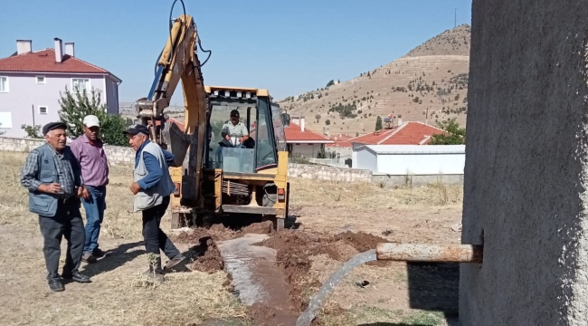 Kemerkaya Köyünde Su Hatta Çalışması Başarılı Sonuçlandı
