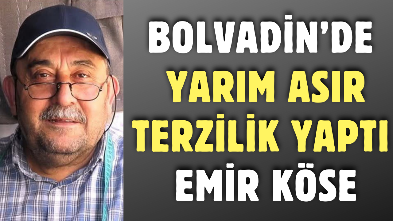 Bolvadin'de Yarım Asır Terzilik Yaptı Emir Köse