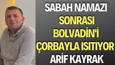 Bolvadinli Usta Arif Kayrak Çorbasıyla Isıtıyor